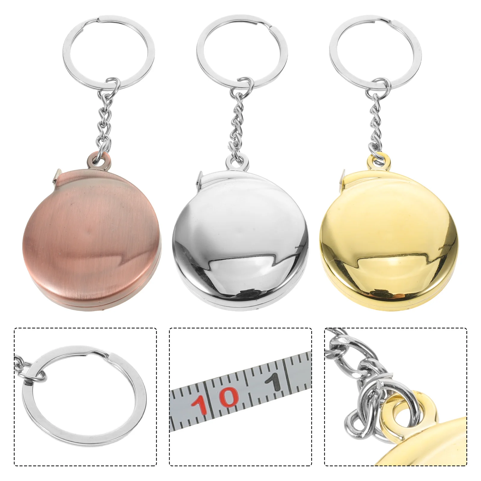 3Pcs Mini Retractable Tape Measure Keychain 6.6ft Compact Metal Ruler Portable Measuring Tool for Sewing Crafting DIY Projects
3Pcs Mini Retractable Tape Measure Keychain 6.6ft Compact Metal Ruler Portable Measuring Tool for Sewing Crafting DIY Projects