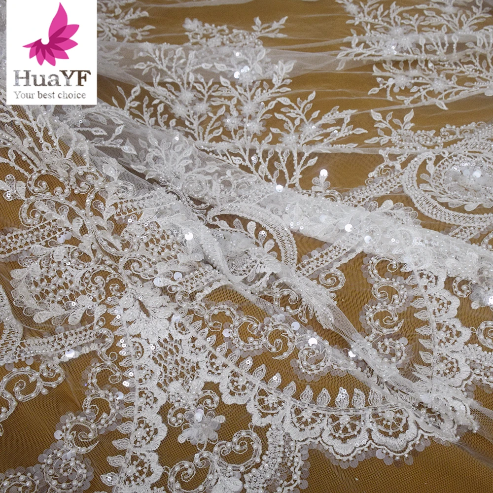 Super Gorgeous 3d Beaded Pearl Lace With Sequins For 1 Yard Wedding Bridal Dress Fabric HY2251-1
Super Gorgeous 3d Beaded Pearl Lace With Sequins For 1 Yard Wedding Bridal Dress Fabric HY2251-1