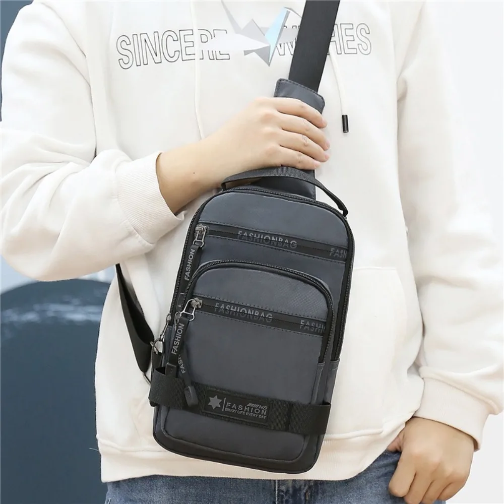 Portable Multi Pockets Men Chest Bag Cloth Shoulder Bag Sports Message Bag Multifunction Large Capacity Crossbody Bag Boys
Portable Multi Pockets Men Chest Bag Cloth Shoulder Bag Sports Message Bag Multifunction Large Capacity Crossbody Bag Boys