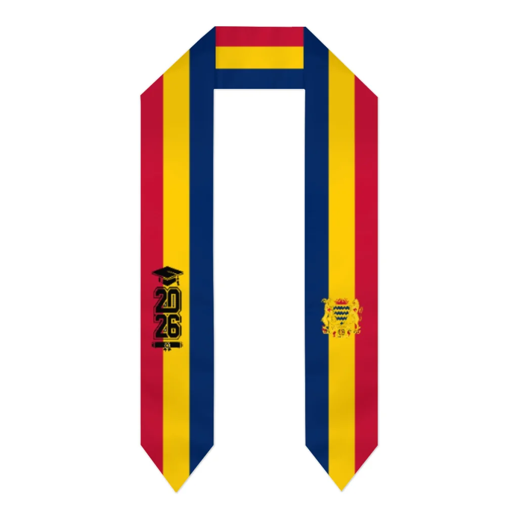 Class of 2026 Chad Flag Scarf Graduation Sash Stole International Study Abroad Adult Unisex Party Accessory Top Print
Class of 2026 Chad Flag Scarf Graduation Sash Stole International Study Abroad Adult Unisex Party Accessory Top Print