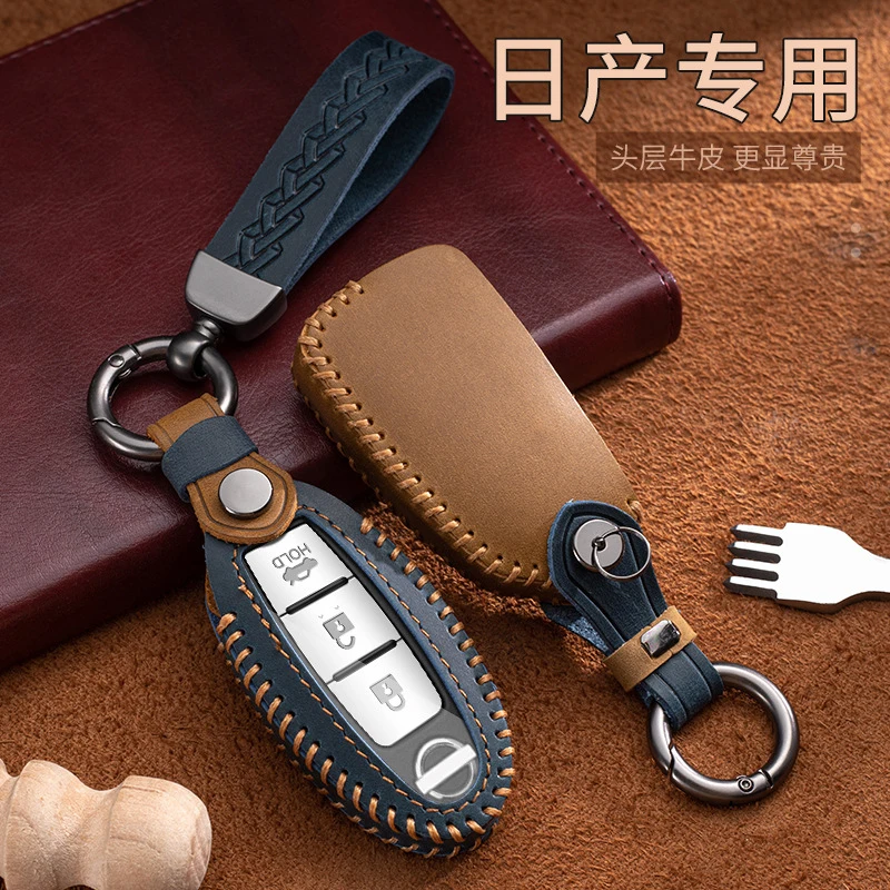 Suitable for Nissan Qijun Sylphy New Teana Bluebird Qashqai Jinke Qida Leather key case buckle
Suitable for Nissan Qijun Sylphy New Teana Bluebird Qashqai Jinke Qida Leather key case buckle