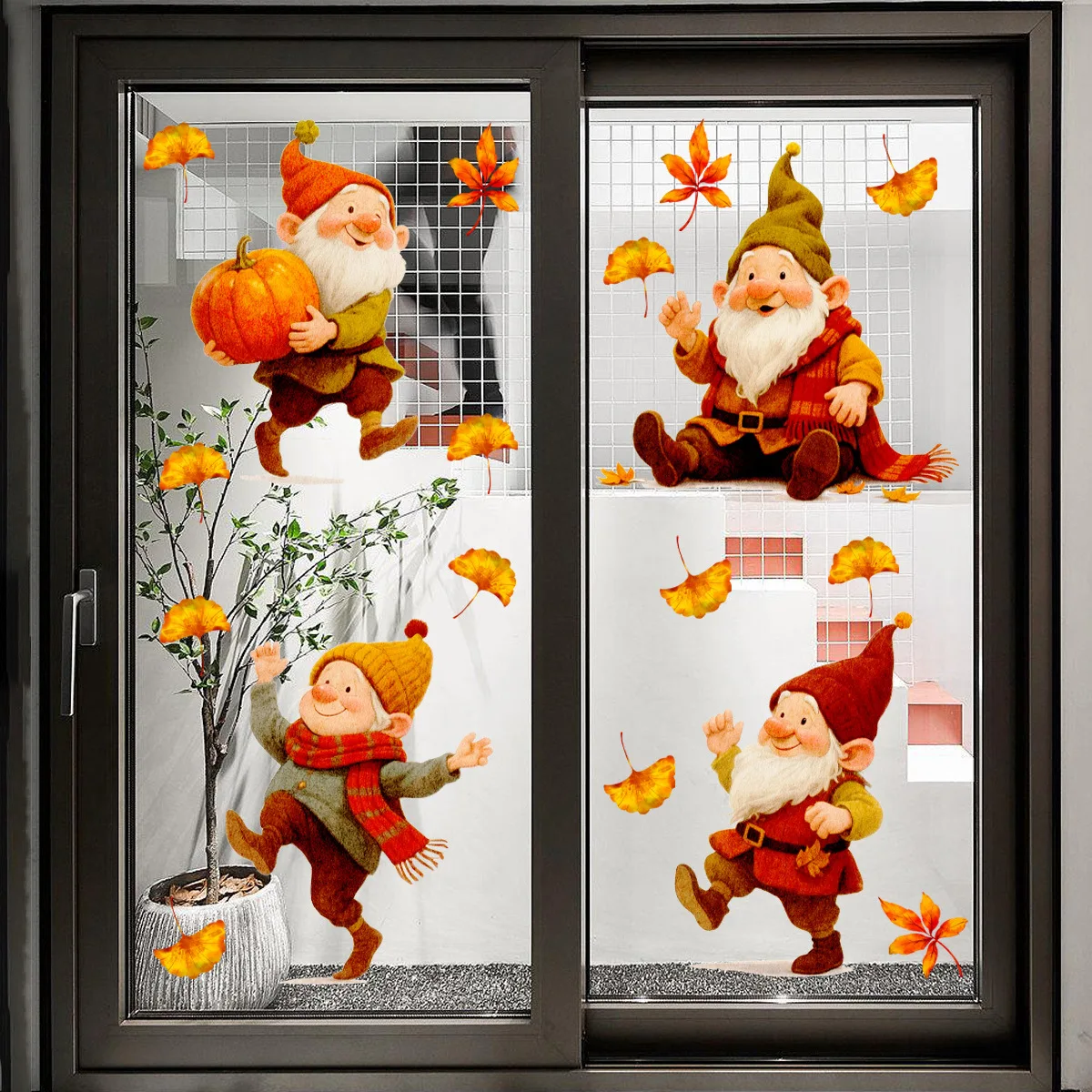 Thanksgiving Animal Window Clings - Double-Sided Cartoon Squirrels, Bunnies & Bears for Festive Fall Decor
Thanksgiving Animal Window Clings - Double-Sided Cartoon Squirrels, Bunnies & Bears for Festive Fall Decor