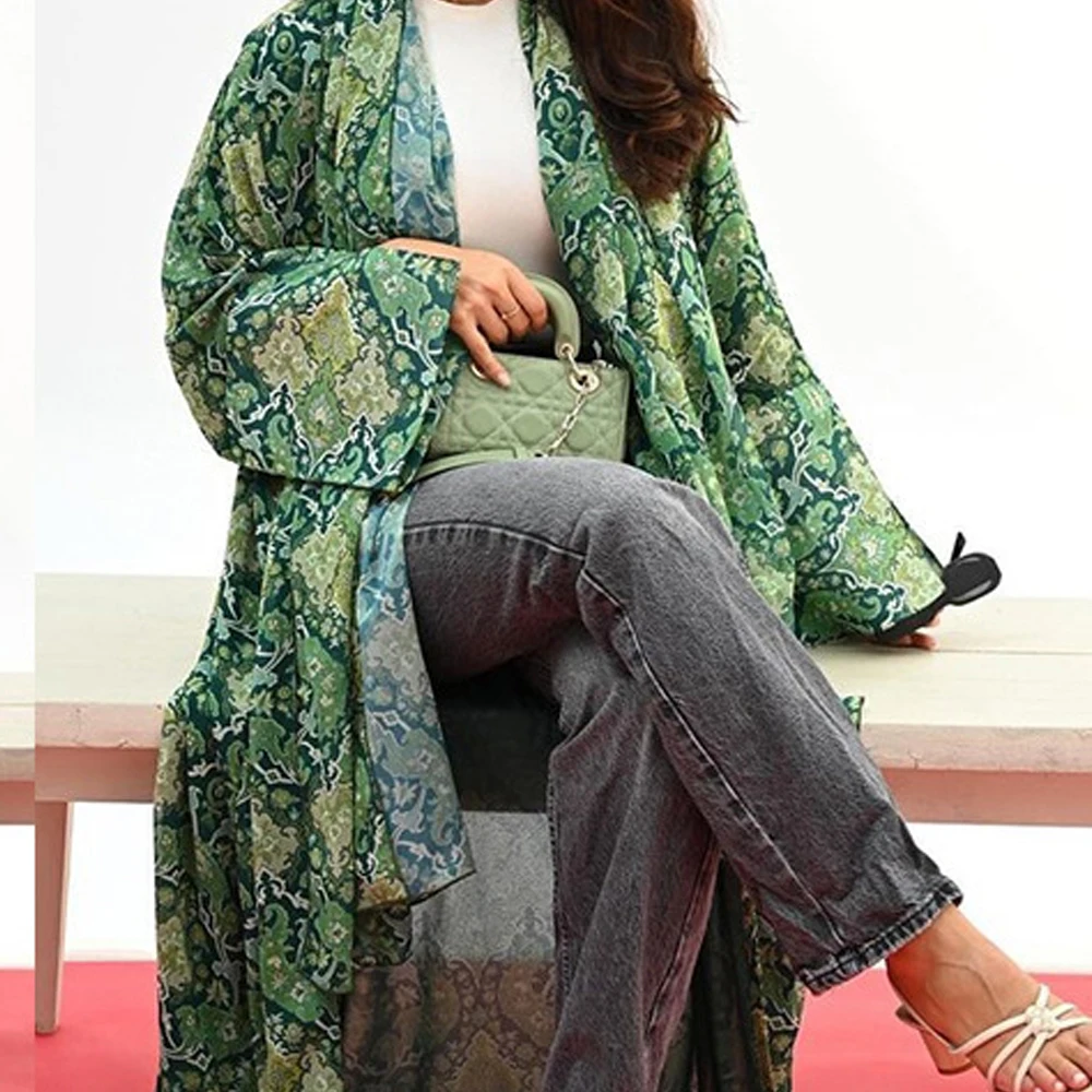 Eid Kimono Open Abayas for Women Muslim Hijab Dress Kebaya Dubai Kaftan Robe Caftan Marocain Femme Islam Jalabiya Ramadan Abaya
Eid Kimono Open Abayas for Women Muslim Hijab Dress Kebaya Dubai Kaftan Robe Caftan Marocain Femme Islam Jalabiya Ramadan Abaya
