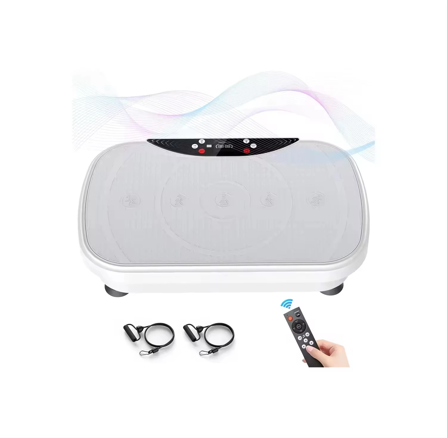 Guaranteed Quality Unique Vibration Plate Remote Control Best Vibration Plate with RESISTANCE BANDS11
Guaranteed Quality Unique Vibration Plate Remote Control Best Vibration Plate with RESISTANCE BANDS11