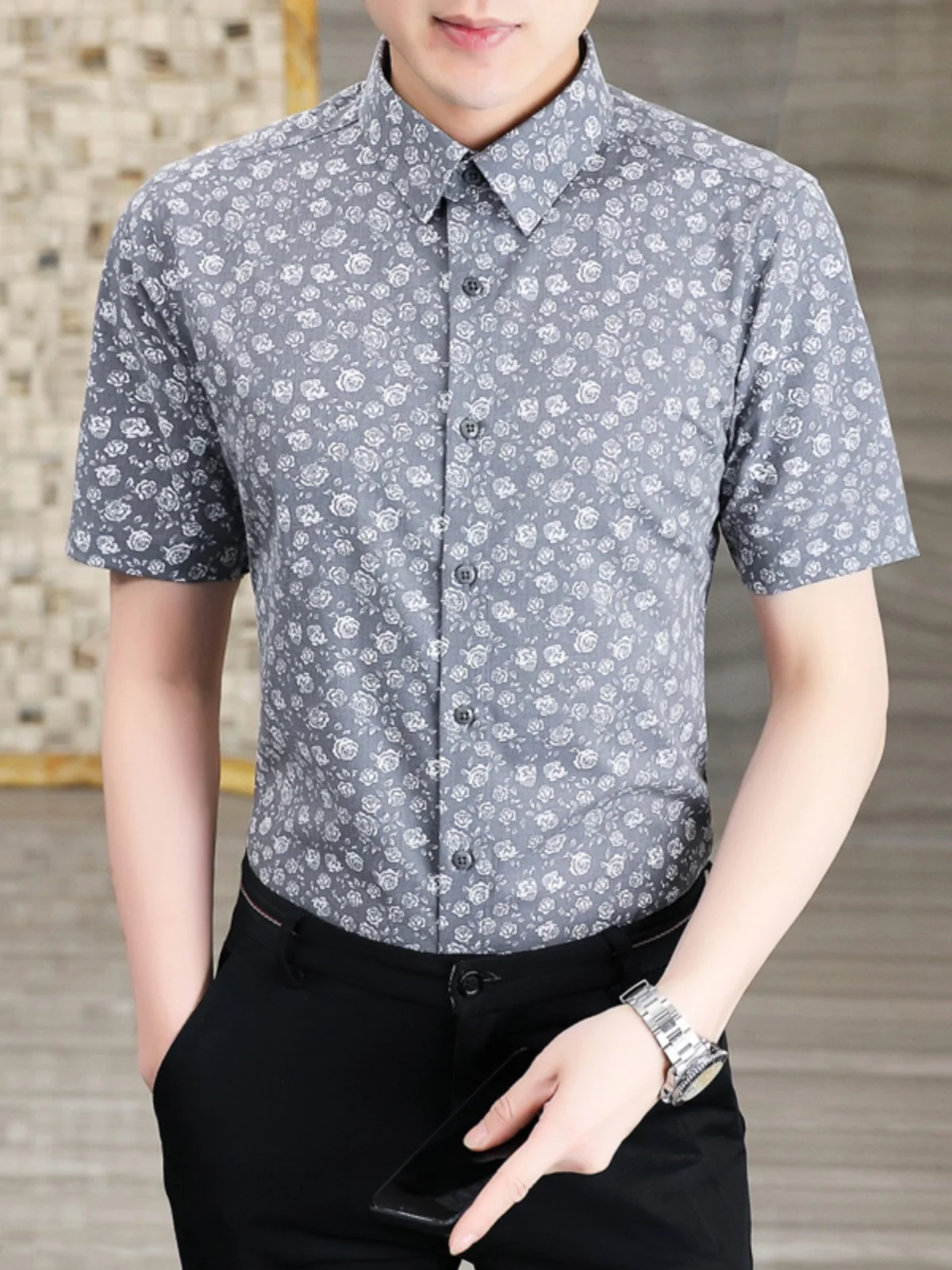 Summer Faion Print irt Men's ort Sve Elastic Haome Slim Fit Polyester Fiber Clothing Urban Sle Youth Faion
Summer Faion Print irt Men's ort Sve Elastic Haome Slim Fit Polyester Fiber Clothing Urban Sle Youth Faion