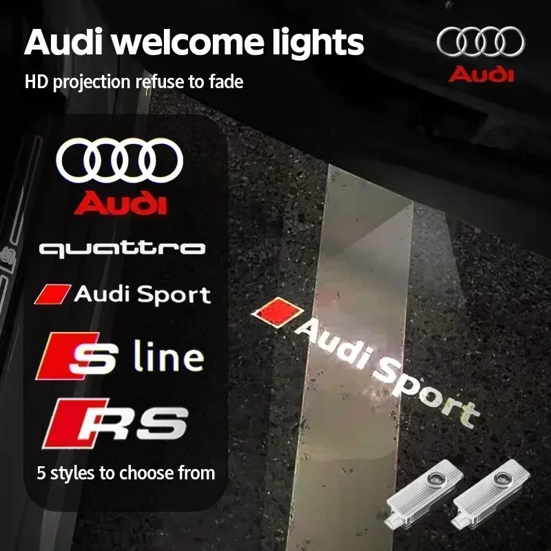 2PCS Auto Door Led Welcome Light Projection Lamp Light For Audi Sline quatrro A4 B5 B6 B7 B8 A1 A3 A6 A5 A7 A8 Q3 Q5 Q7 TT S3 S6
2PCS Auto Door Led Welcome Light Projection Lamp Light For Audi Sline quatrro A4 B5 B6 B7 B8 A1 A3 A6 A5 A7 A8 Q3 Q5 Q7 TT S3 S6
