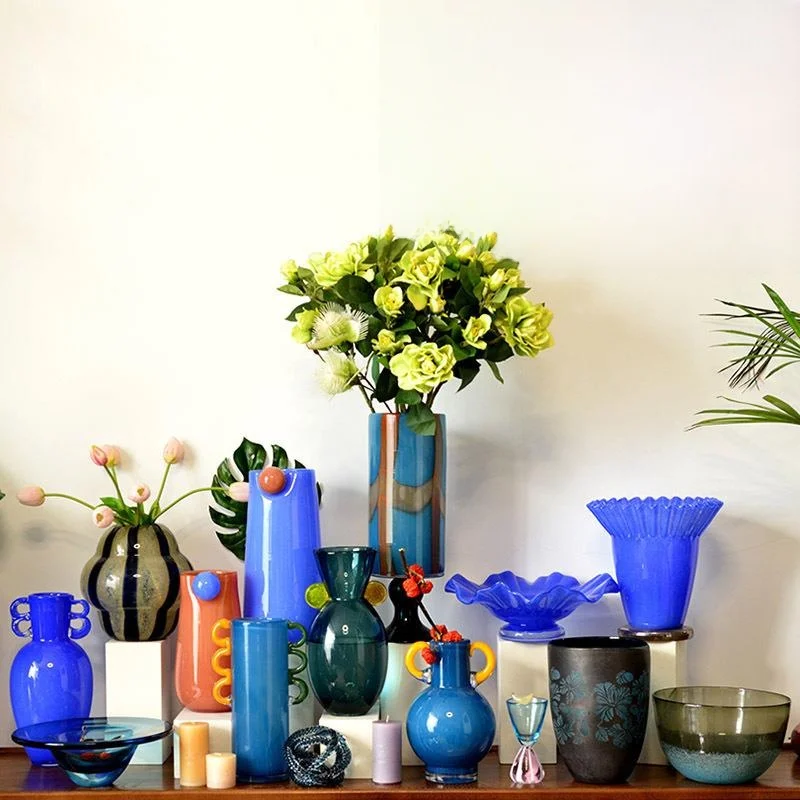 Handmade Glass Flower Vase Artistic Home Living Room Decorative Items Table Centerpieces TV Cabinet Decor Flower Holder
Handmade Glass Flower Vase Artistic Home Living Room Decorative Items Table Centerpieces TV Cabinet Decor Flower Holder