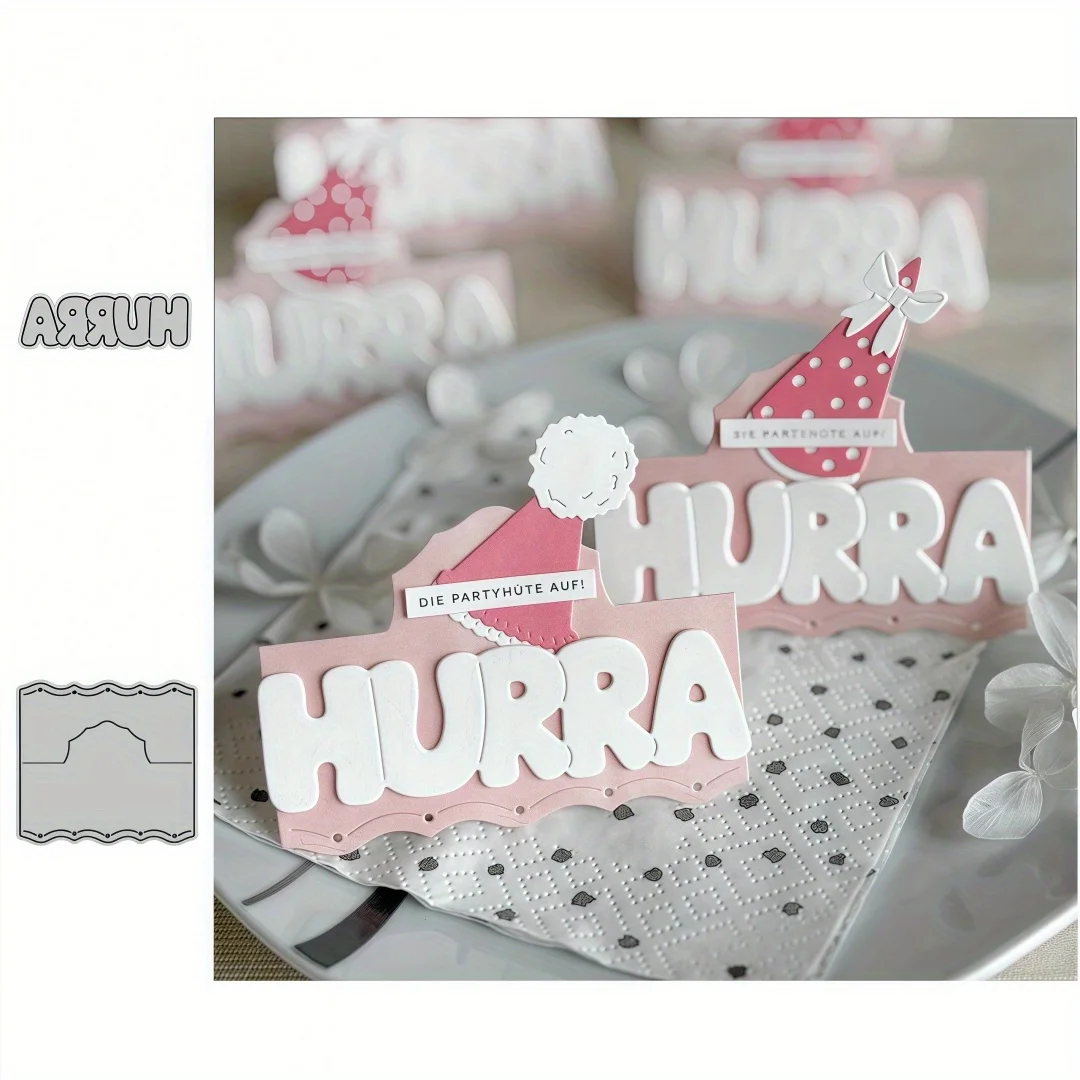 2025 New Bordered Place Cards and Hurra Die-cut Set for Album Decoration, Card and Greeting Card Making, Scrapbooking DIY
2025 New Bordered Place Cards and Hurra Die-cut Set for Album Decoration, Card and Greeting Card Making, Scrapbooking DIY
