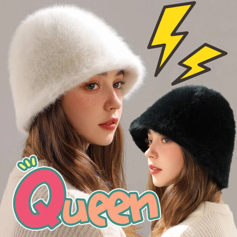 Уличная зимняя панама из кроличьего меха для женщин, модная однотонная шапка-ведро, рыбацкая шапка, вязаная шерстяная шапка в стиле ретро
Уличная зимняя панама из кроличьего меха для женщин, модная однотонная шапка-ведро, рыбацкая шапка, вязаная шерстяная шапка в стиле ретро