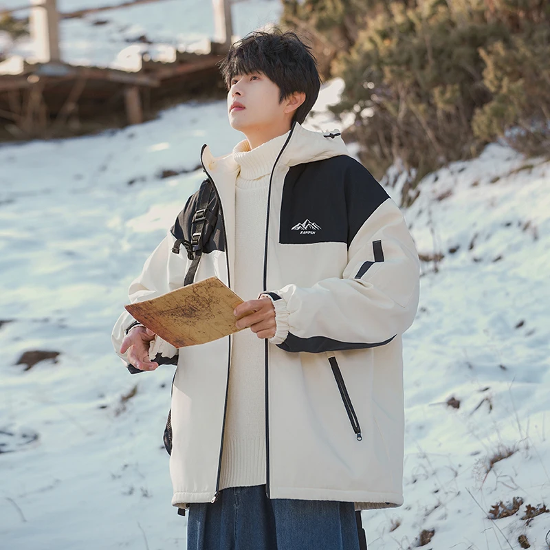 Утепленная хлопковая куртка для мужчин: зимняя, для активного отдыха, водонепроницаемая, для сноубординга и катания на лыжах, молодежная, модная, рабочая одежда, верхняя одежда, пальто
Утепленная хлопковая куртка для мужчин: зимняя, для активного отдыха, водонепроницаемая, для сноубординга и катания на лыжах, молодежная, модная, рабочая одежда, верхняя одежда, пальто