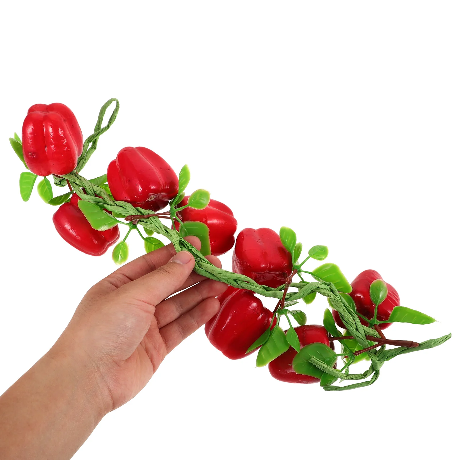 1 String Lifelike Artificial Chili Pepper Decor Fake Vegetable Simulation Ornament For Photo Props Farmhouse Use Red Chili
1 String Lifelike Artificial Chili Pepper Decor Fake Vegetable Simulation Ornament For Photo Props Farmhouse Use Red Chili