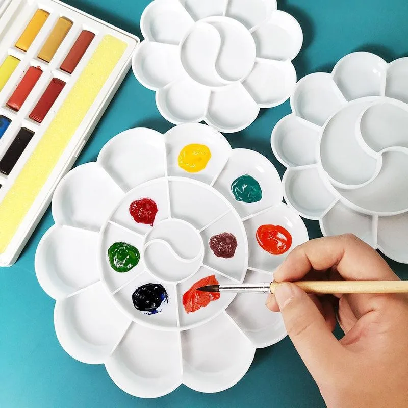 1/6PCS Reusable Plastic Paint Palette - 18 Wells Flower Tray for Acrylic, Watercolor & Oil Painting
1/6PCS Reusable Plastic Paint Palette - 18 Wells Flower Tray for Acrylic, Watercolor & Oil Painting
