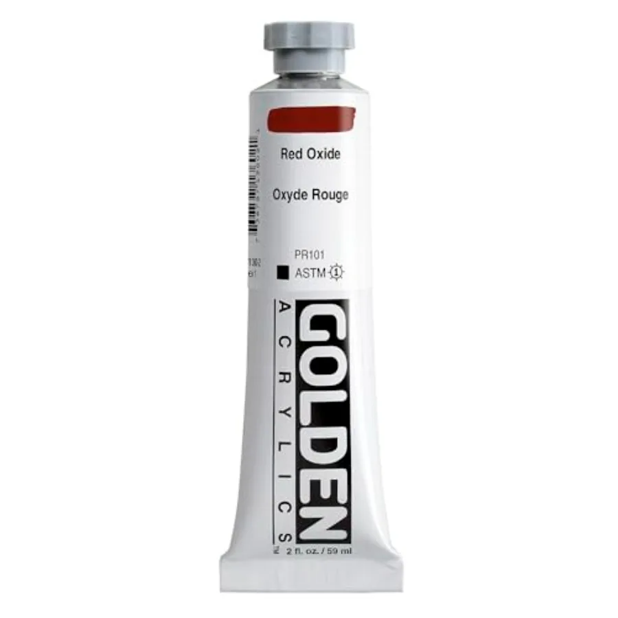 Heavy Body Acrylics, Red Oxide, 2 fl. oz. Tube, Professional Acrylic Paint, Opaque
Heavy Body Acrylics, Red Oxide, 2 fl. oz. Tube, Professional Acrylic Paint, Opaque