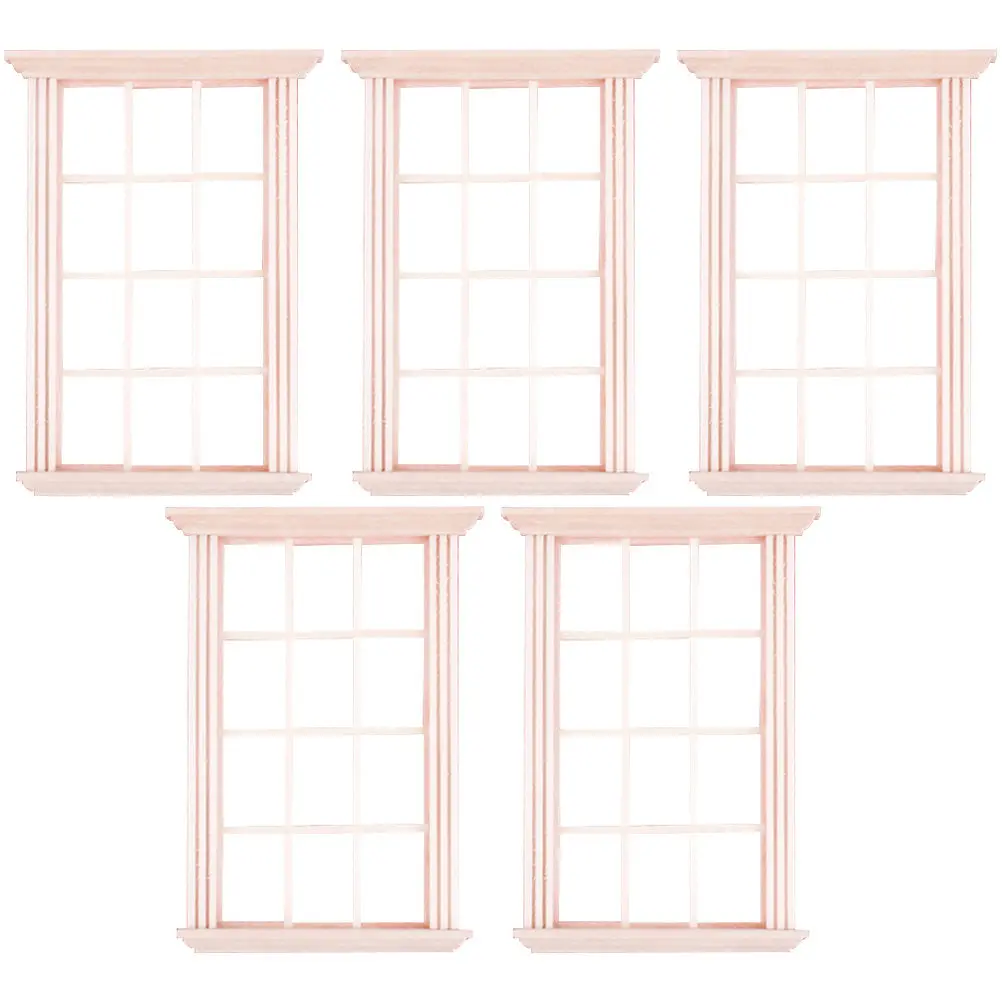 5Pcs Wooden Miniature Window Frames Premium Wood Material Mini Home Decoration Unfinished Window Frame Miniature Furniture
5Pcs Wooden Miniature Window Frames Premium Wood Material Mini Home Decoration Unfinished Window Frame Miniature Furniture
