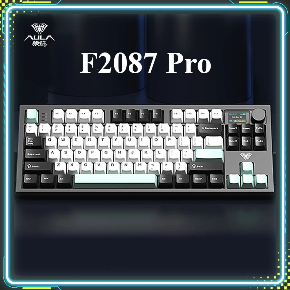 Игровые клавиатуры AULA F2087Pro, колпачки для клавиш из ПБТ, RGB-подсветка, беспроводная Bluetooth, трехрежимная, индивидуальная механическая клавиатура, ПК, подарок для электронного спорта
Игровые клавиатуры AULA F2087Pro, колпачки для клавиш из ПБТ, RGB-подсветка, беспроводная Bluetooth, трехрежимная, индивидуальная механическая клавиатура, ПК, подарок для электронного спорта