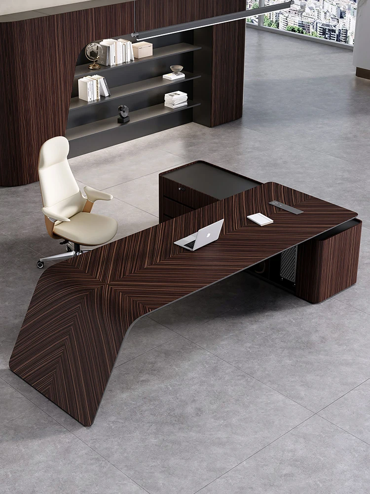 Boss Table Simple Modern High-end President Table Large Desk Manager Office Single Leader Office Desk And Chair Combination
Boss Table Simple Modern High-end President Table Large Desk Manager Office Single Leader Office Desk And Chair Combination