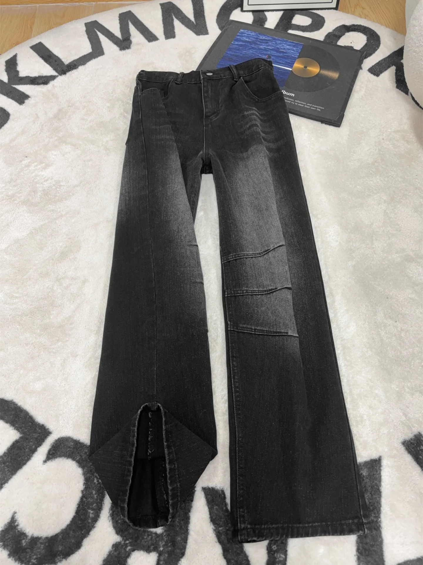 Folded Bamboo Node Pattern Loose Men's Jeans High Street Vibe Straight Leg Workwear Pants Micro Flared Wide Leg Pants
Folded Bamboo Node Pattern Loose Men's Jeans High Street Vibe Straight Leg Workwear Pants Micro Flared Wide Leg Pants