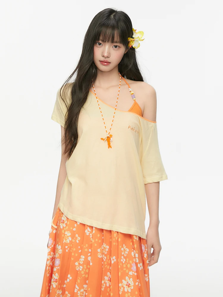 Розовый женский летний топ оверсайз с V-образным вырезом, повседневный, свободный крой, стройнящий, модный, индивидуальный стиль
Розовый женский летний топ оверсайз с V-образным вырезом, повседневный, свободный крой, стройнящий, модный, индивидуальный стиль