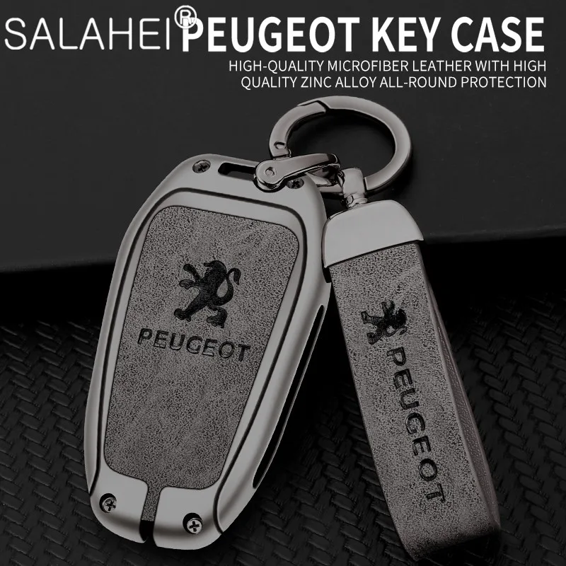 New Zinc Alloy Car Remote Key Fob Case Full Cover Shell for Peugeot 2008 3008 4008 5008 308 408 508 Keyless Keychain Accessories
New Zinc Alloy Car Remote Key Fob Case Full Cover Shell for Peugeot 2008 3008 4008 5008 308 408 508 Keyless Keychain Accessories