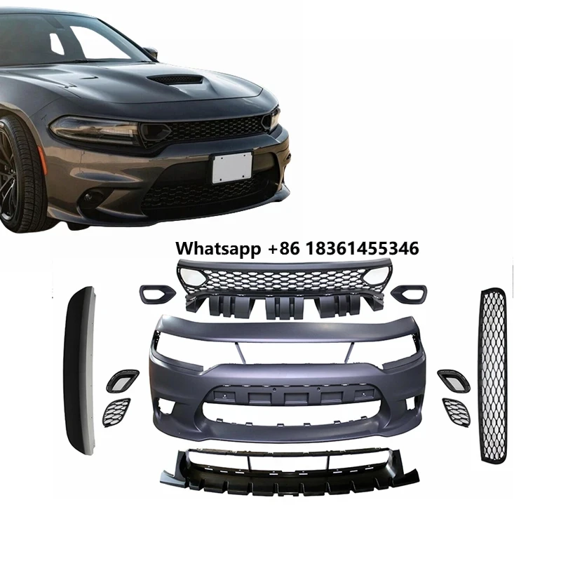 High Quality Car Full Front Bumper Body Kit 2015 - 2023 2019 Hellc SRT Style
High Quality Car Full Front Bumper Body Kit 2015 - 2023 2019 Hellc SRT Style