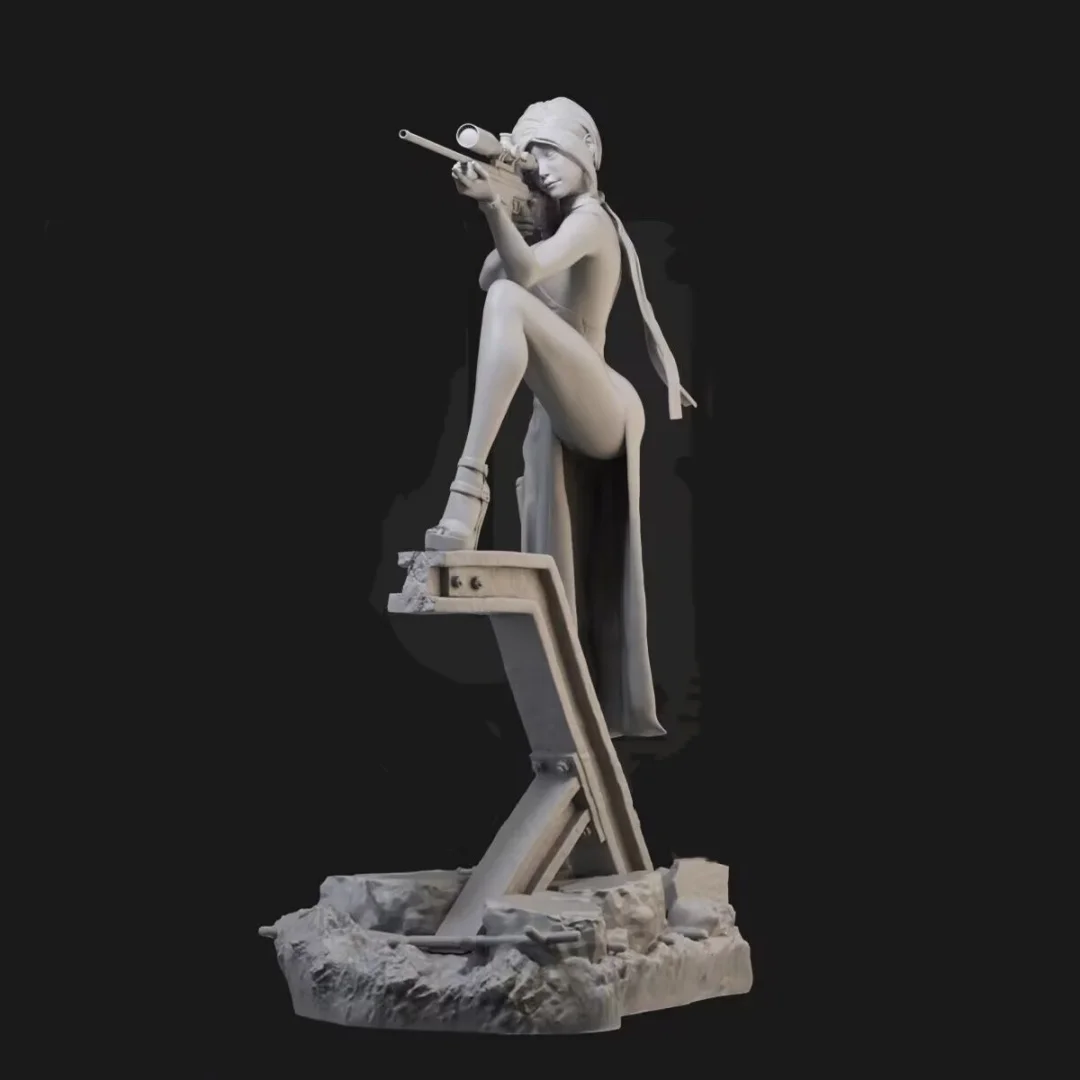 1/24 Scale Resin Figure Assemble Model Kit Ada Wong sniper Unassembled Unpainted 3D printing toy
1/24 Scale Resin Figure Assemble Model Kit Ada Wong sniper Unassembled Unpainted 3D printing toy