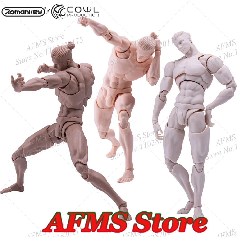 Romankey X COWL 1/12 Scale Super Flexible Joint Body 16.5Cm Strong Muscle Martial Arts Kung Fu Boy Action Figure Model Toys
Romankey X COWL 1/12 Scale Super Flexible Joint Body 16.5Cm Strong Muscle Martial Arts Kung Fu Boy Action Figure Model Toys