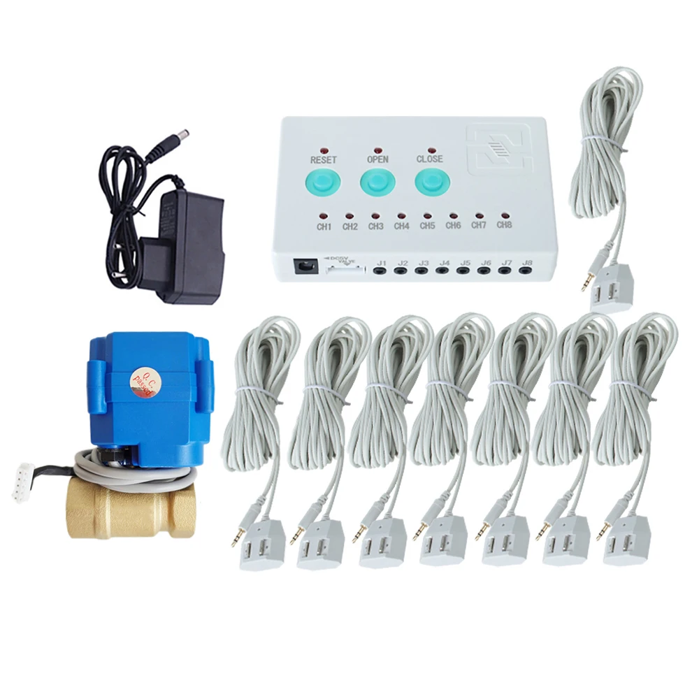 Automatic Water Leak Shutoff Valve System Wired Brass Valve (DN15/DN20/DN25) with Water Leak Sensor – Smart Leak Protection
Automatic Water Leak Shutoff Valve System Wired Brass Valve (DN15/DN20/DN25) with Water Leak Sensor – Smart Leak Protection
