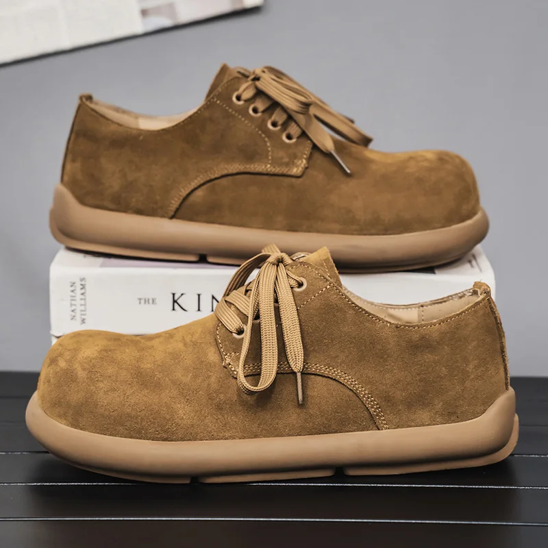2025 Spring New Fashion Men's Work Shoes Breathable Suede Leather Casual Shoes Men Non-slip Low Shoes for Men Zapatos De Hombre
2025 Spring New Fashion Men's Work Shoes Breathable Suede Leather Casual Shoes Men Non-slip Low Shoes for Men Zapatos De Hombre