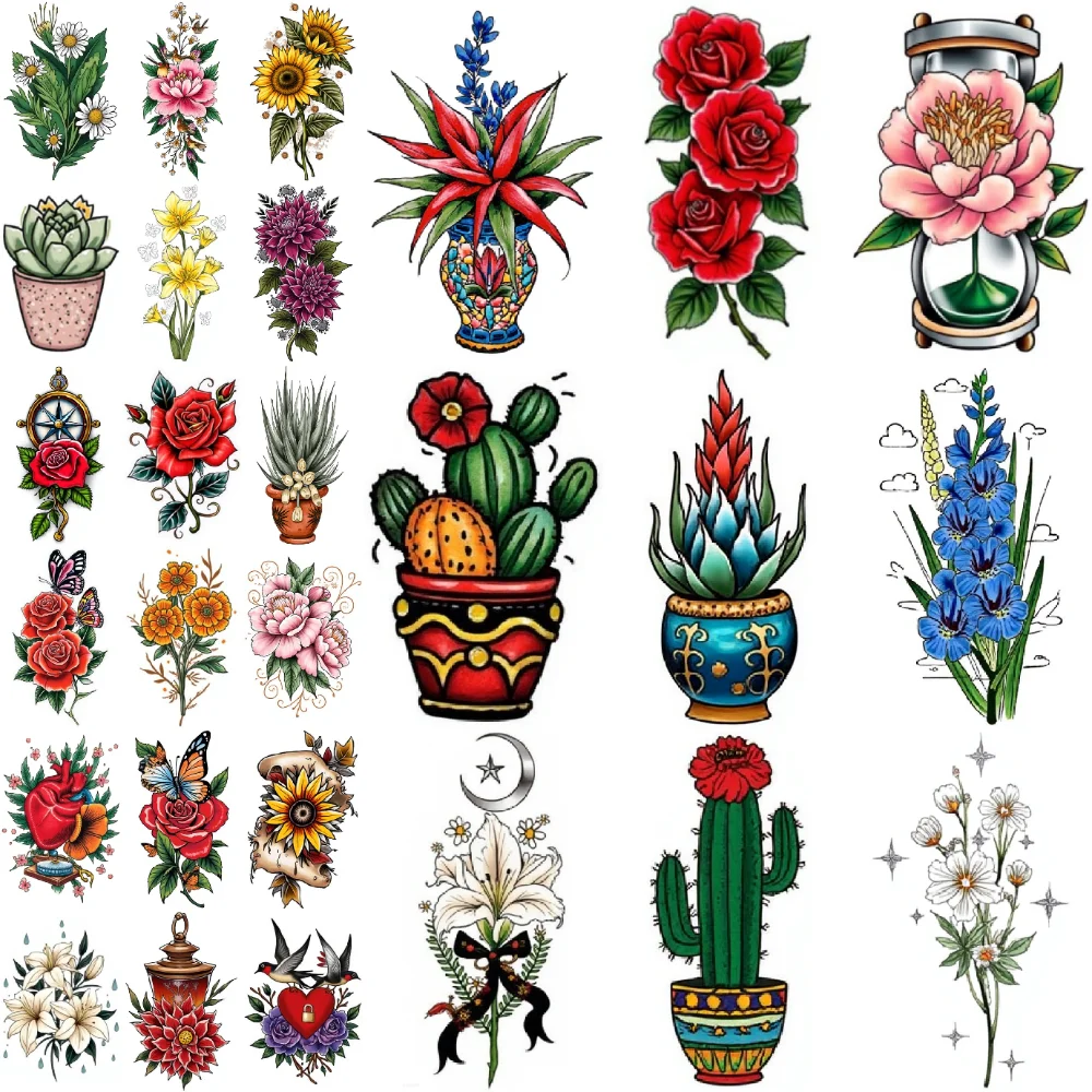 28pcs Temporary Tattoo New School Traditional Floral Designs Heart And Swallow Tattoo For Women Arms Chest
28pcs Temporary Tattoo New School Traditional Floral Designs Heart And Swallow Tattoo For Women Arms Chest