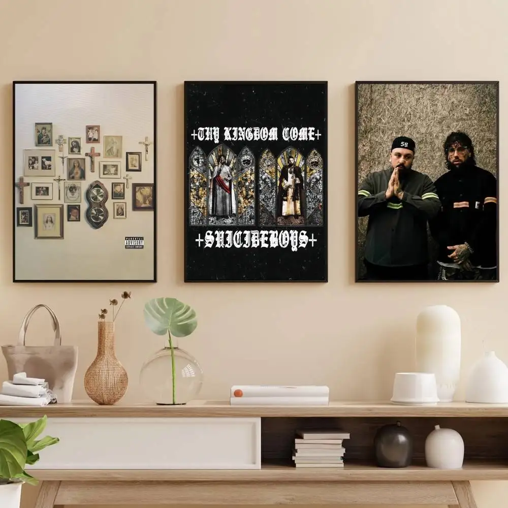 S-SuicideboyS thy kingdom come Poster Self-adhesive Art Waterproof Paper Sticker Coffee House Bar Room
S-SuicideboyS thy kingdom come Poster Self-adhesive Art Waterproof Paper Sticker Coffee House Bar Room