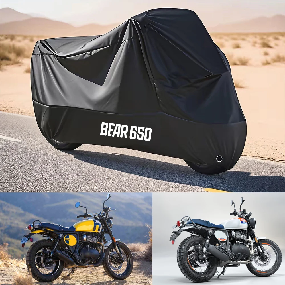 For Royal Enfield Bear 650 Bear650 190T Water-proof Motorcycle Cover Solt Rain Covers Accessories 2025 2026 New
For Royal Enfield Bear 650 Bear650 190T Water-proof Motorcycle Cover Solt Rain Covers Accessories 2025 2026 New