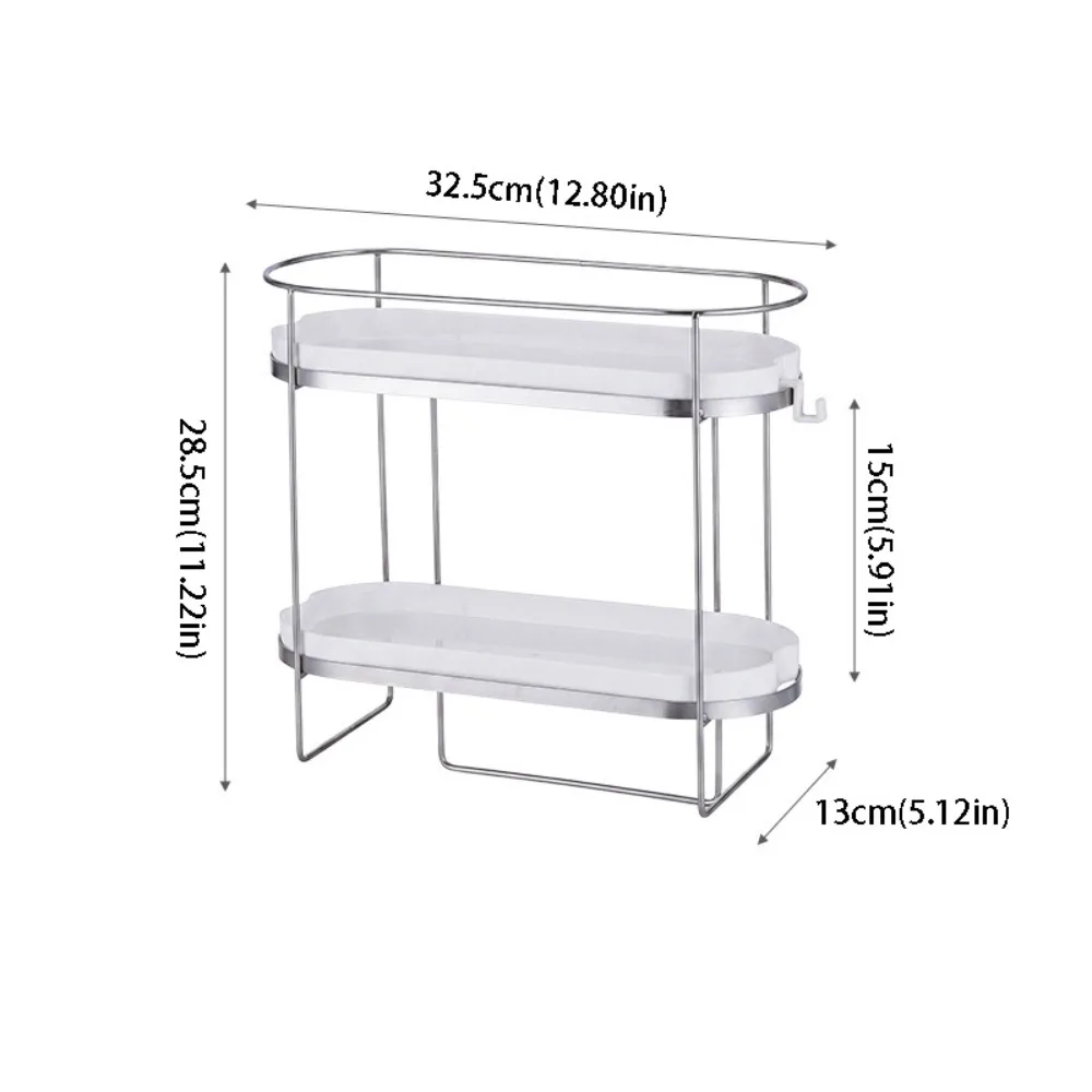 Stainless Steel Bathroom Storage Rack Gap Storage No-Drill Storage Rack Multifunctional Large Capacity Toilet Rack Toilet Area
Stainless Steel Bathroom Storage Rack Gap Storage No-Drill Storage Rack Multifunctional Large Capacity Toilet Rack Toilet Area