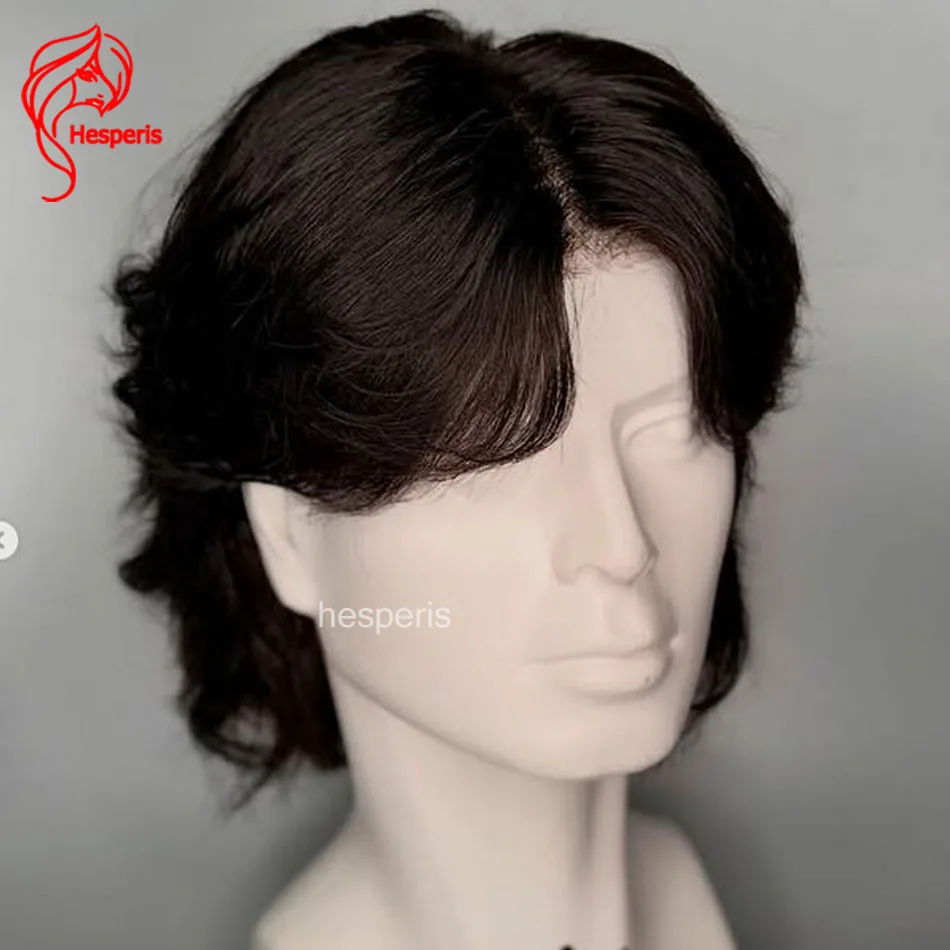 Hesperis Men's Short Bob Cut Wig with Bangs Layered Human Hair Male Wig Wavy Texture 13x6 Lace Frontal Human Hair Boy Wigs
Hesperis Men's Short Bob Cut Wig with Bangs Layered Human Hair Male Wig Wavy Texture 13x6 Lace Frontal Human Hair Boy Wigs