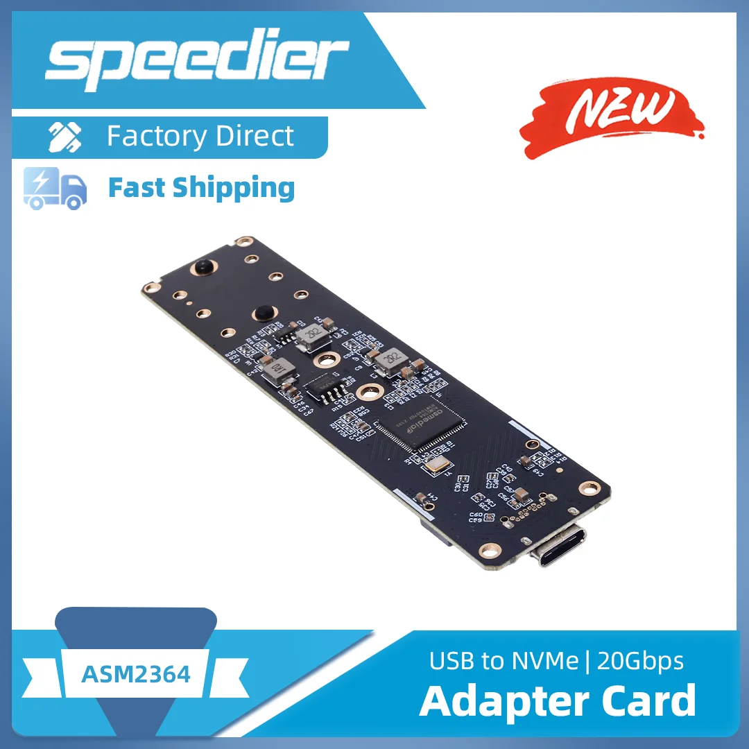ASM2364 USB To PCIe X4 NVMe High-speed 20Gbps USB 3.2 Hard Disk Box Adapter Board Demo Board