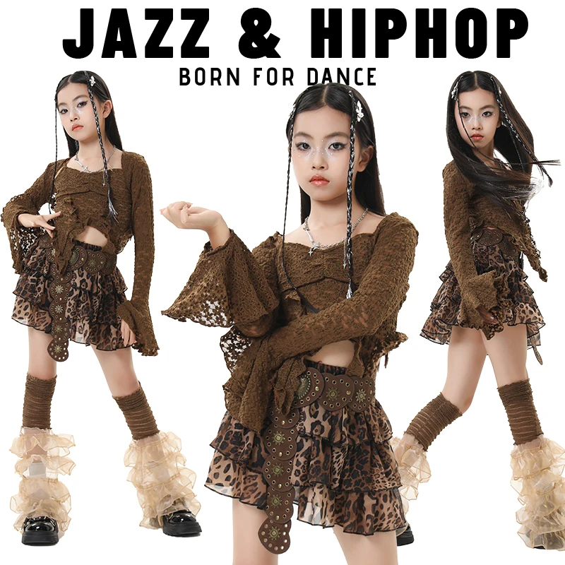 2025 Jazz Modern Dance Clothing For Girls Group Loose Kpop Outfits Children Ballroom Hip Hop Dance Performance Costumes XH3604
2025 Jazz Modern Dance Clothing For Girls Group Loose Kpop Outfits Children Ballroom Hip Hop Dance Performance Costumes XH3604
