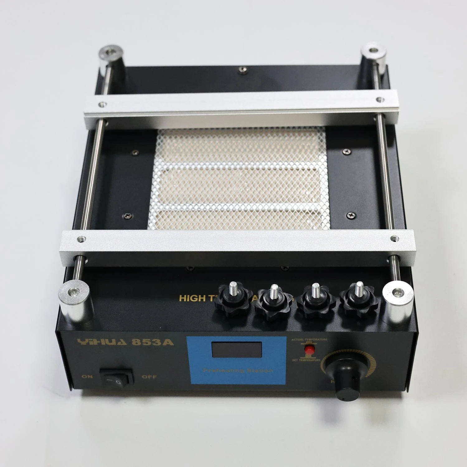 853A Constant Temperature Lead-Free BGA IR Infrared Preheater Digital Display Electronic Hot Plate Preheating Rework Station
853A Constant Temperature Lead-Free BGA IR Infrared Preheater Digital Display Electronic Hot Plate Preheating Rework Station