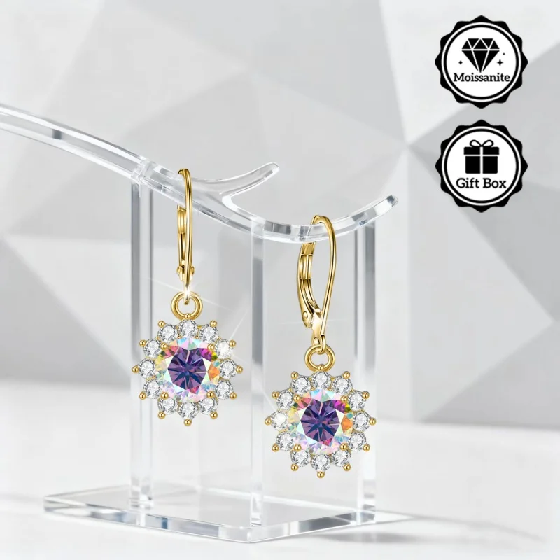 LAMVOICE jewelry for women/earrings Hook with moissanite S925 sterling silver earrings Valentine’s Day gift for her
LAMVOICE jewelry for women/earrings Hook with moissanite S925 sterling silver earrings Valentine’s Day gift for her