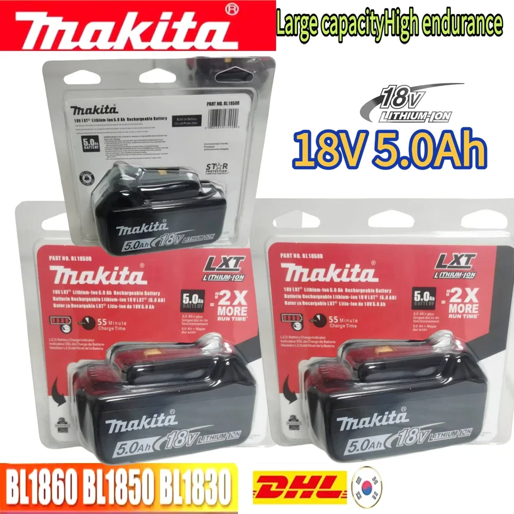 Original Makita power tool 18V 5/6/Ah rechargeable battery, long battery life, fast charging, charger, quality assurance
Original Makita power tool 18V 5/6/Ah rechargeable battery, long battery life, fast charging, charger, quality assurance