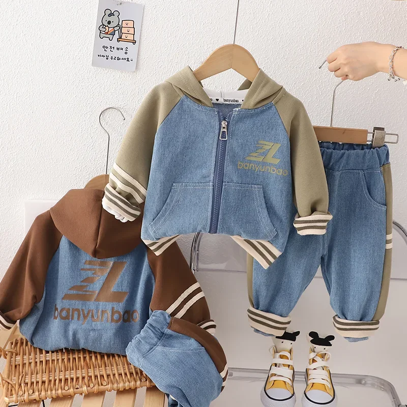 Spring Autumn Fashion Baby Girls Clothes Suit Children Boys Hooded Jacket Pants 2Pcs/Sets Toddler Casual Costume Kids Sportswear
Spring Autumn Fashion Baby Girls Clothes Suit Children Boys Hooded Jacket Pants 2Pcs/Sets Toddler Casual Costume Kids Sportswear