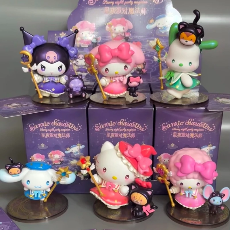 New Character Starry Night Party Magician Series Blind Box Melody Kuromi Cute Model Dolls Novel Surprise Gift
New Character Starry Night Party Magician Series Blind Box Melody Kuromi Cute Model Dolls Novel Surprise Gift