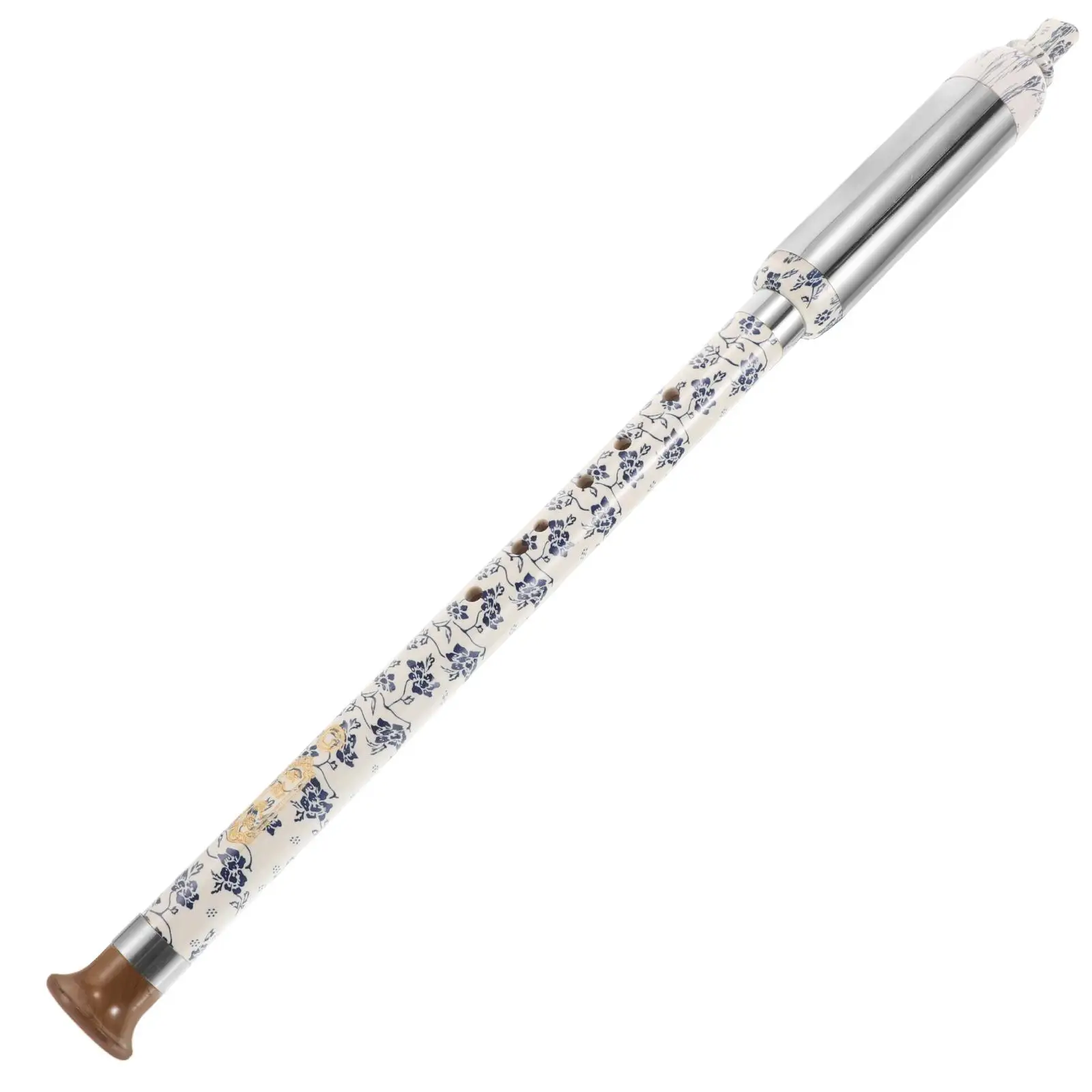 Bawu Instrument Tuning Detachable Vertical Flute Blue White Porcelain Color Bamboo Stainless Steel ABS Material for Adults
Bawu Instrument Tuning Detachable Vertical Flute Blue White Porcelain Color Bamboo Stainless Steel ABS Material for Adults