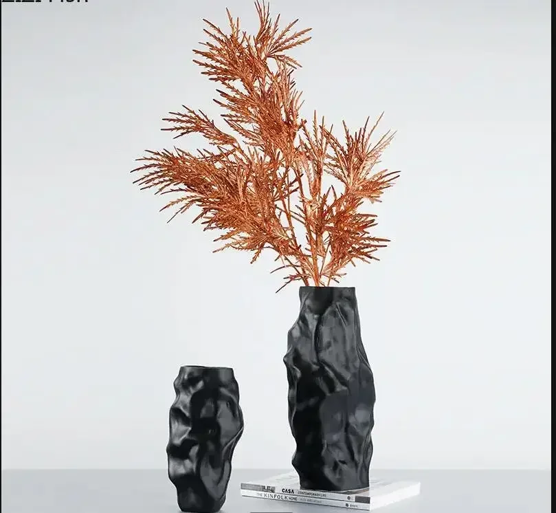 Simple Irregular Shape Ceramic Vase Living Room Table Decoration Flowers Flower Arrangement Creative Vase Crafts Home Decoration
Simple Irregular Shape Ceramic Vase Living Room Table Decoration Flowers Flower Arrangement Creative Vase Crafts Home Decoration