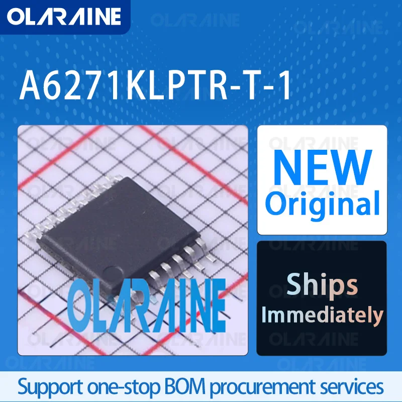 1/5/10Pcs A6271KLPTR-T-1 TSSOP-16 original ic chip LED lighting driver ICs RoHS 1 Output Current 400 mA
1/5/10Pcs A6271KLPTR-T-1 TSSOP-16 original ic chip LED lighting driver ICs RoHS 1 Output Current 400 mA