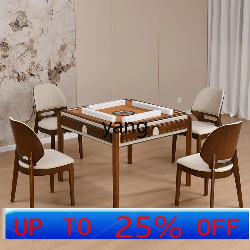 LCX Solid Wood Fully Automatic Mahjong Home Dining Table Integrated Dual-use New Chinese Style Square Table
LCX Solid Wood Fully Automatic Mahjong Home Dining Table Integrated Dual-use New Chinese Style Square Table