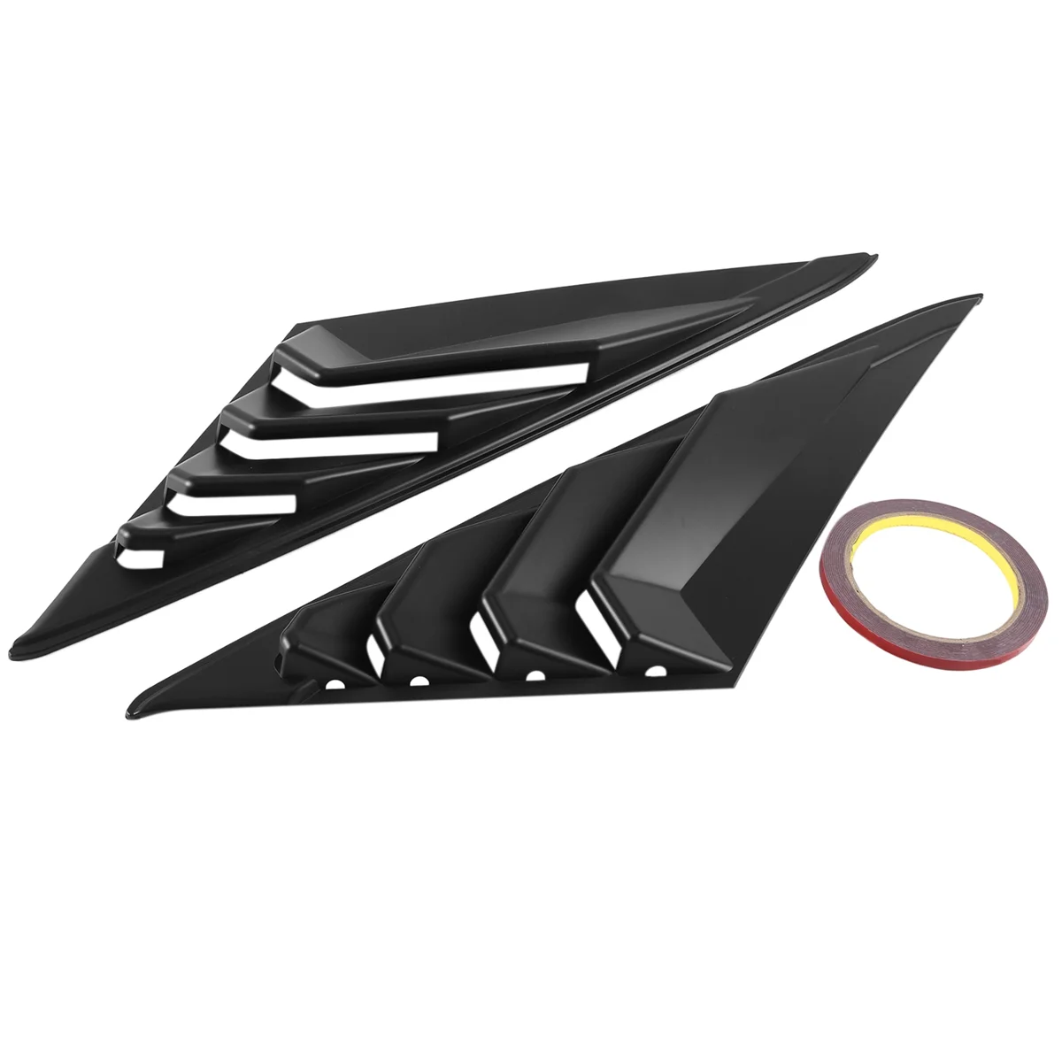 Black Matte Rear Side Vent Quarter Window Louver Shutter Cover Trim for 2021-2023
Black Matte Rear Side Vent Quarter Window Louver Shutter Cover Trim for 2021-2023