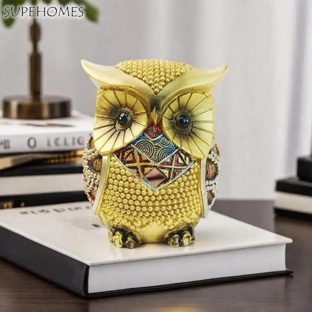 Crafts Resin Owl Ornament Luxury Retro Animal Statue Vivid Simulated Miniature Figurine Sculpture Office
Crafts Resin Owl Ornament Luxury Retro Animal Statue Vivid Simulated Miniature Figurine Sculpture Office