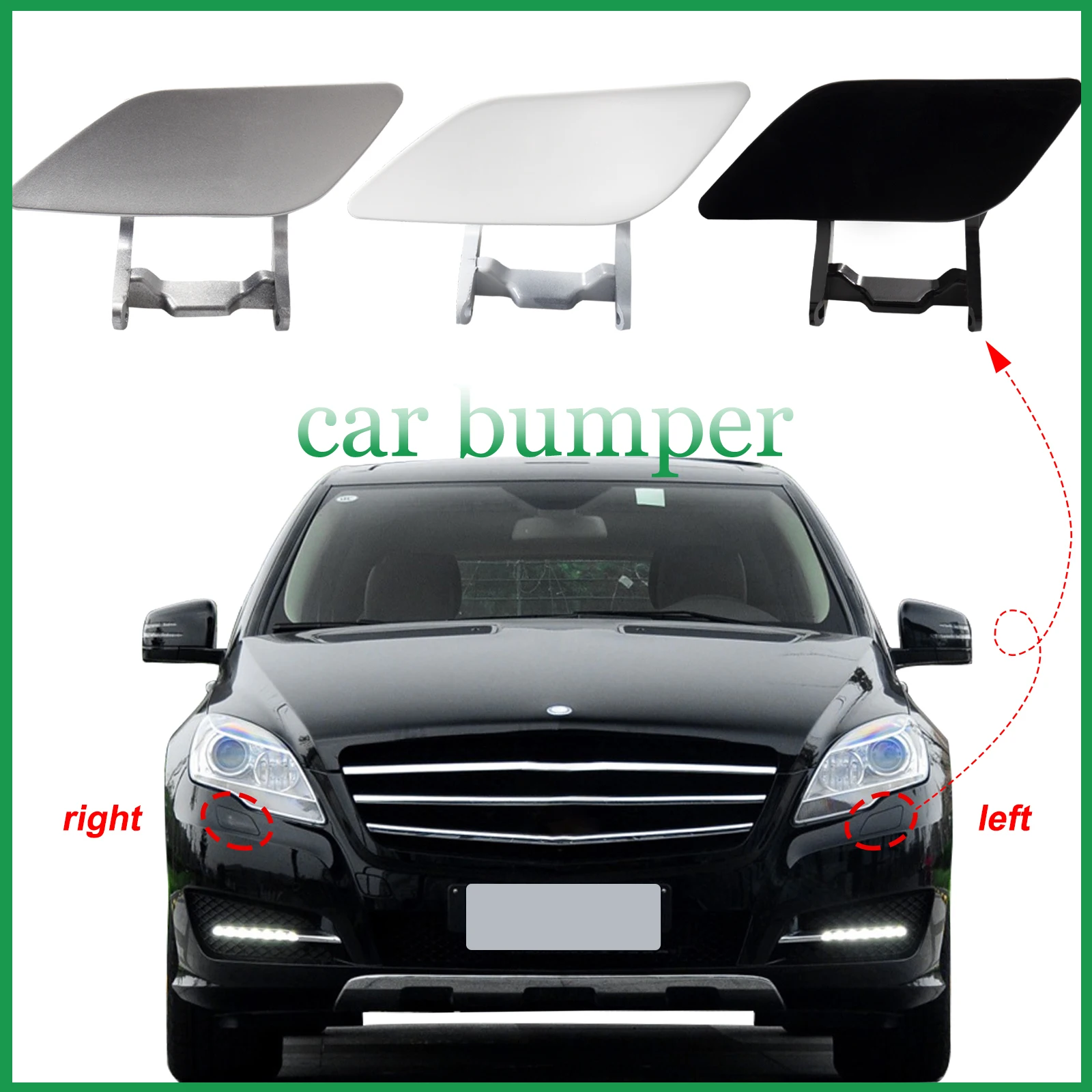 Front Bumper Headlight Washer Cover Cap For Mercedes Benz W251 R-Class R280 R350 R500 Accessories 2011 2012
Front Bumper Headlight Washer Cover Cap For Mercedes Benz W251 R-Class R280 R350 R500 Accessories 2011 2012