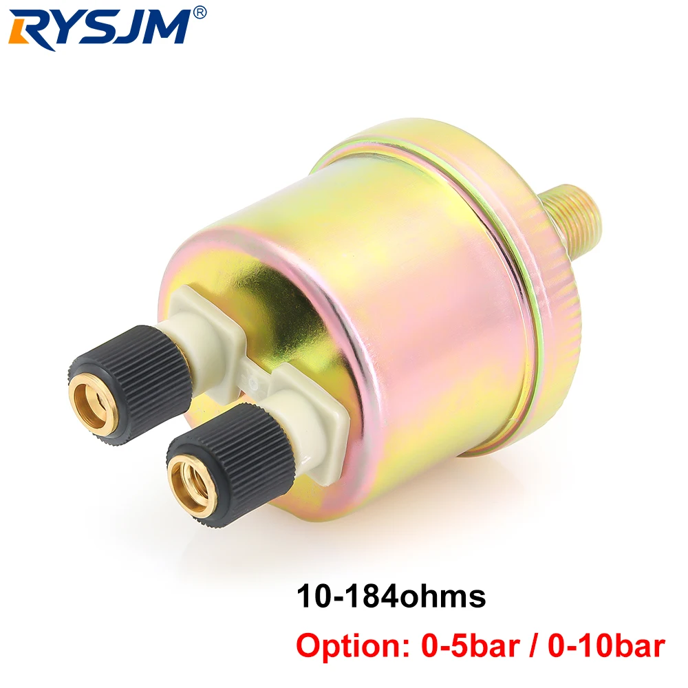 Universal 1/8NPT Engine Oil Pressure Sensor 10mm 0-5BAR 0-10BAR Sender Alarm Oil Press Sensor For Car Generator Diesel Engine
Universal 1/8NPT Engine Oil Pressure Sensor 10mm 0-5BAR 0-10BAR Sender Alarm Oil Press Sensor For Car Generator Diesel Engine