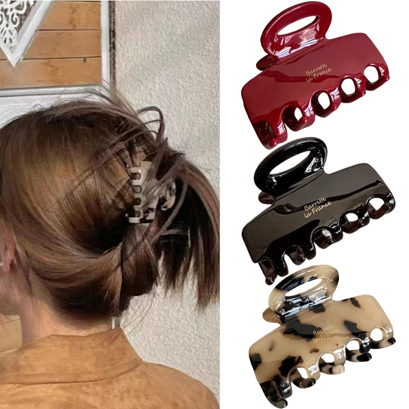 5pcs Long 5.5cm Acetate Hair Hair Crabs Red Hair Clips for Girls & Women Fashion Korean Style Hair Accessories for Tie up Hair
5pcs Long 5.5cm Acetate Hair Hair Crabs Red Hair Clips for Girls & Women Fashion Korean Style Hair Accessories for Tie up Hair