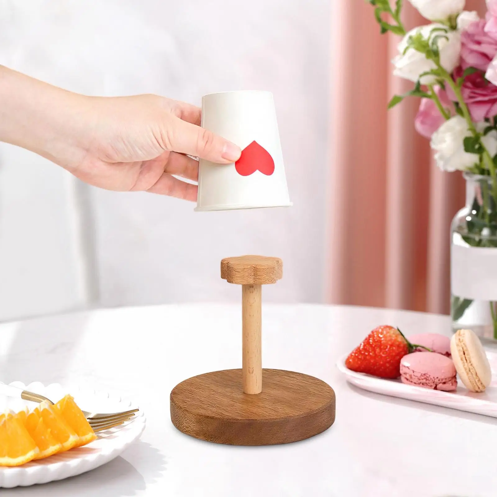 Cup Dispenser Countertop Mug Display Stand Wooden Storage Holder for Kitchen Coffee Bar Dorm Room
Cup Dispenser Countertop Mug Display Stand Wooden Storage Holder for Kitchen Coffee Bar Dorm Room